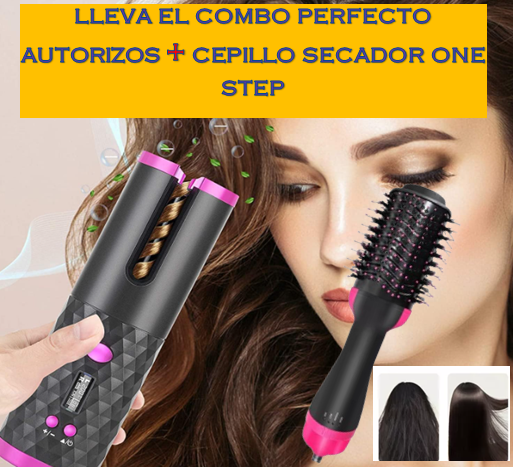 AutoRizo® Rízate Donde Quieras + Cepillo Secador One Step®